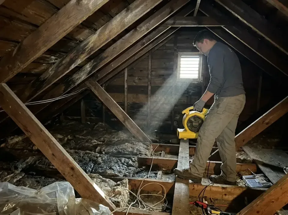 attic-water-damage-drying-proc-007 — frequently asked questions, Emergency Water Extraction & 24/7 Flood Response in Tarryto…